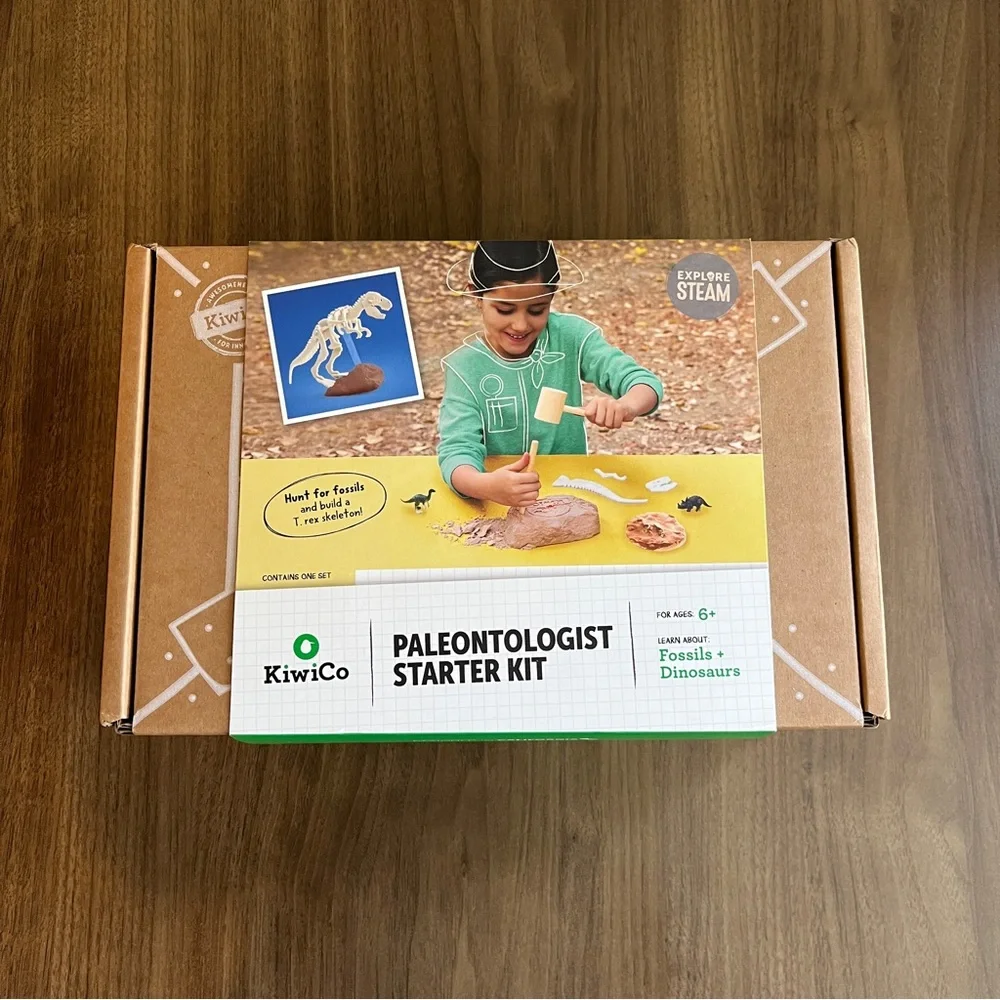 KiwiCo Paleontologist Starter Kit Kids 6+ New In Box Educational STEM STEAM